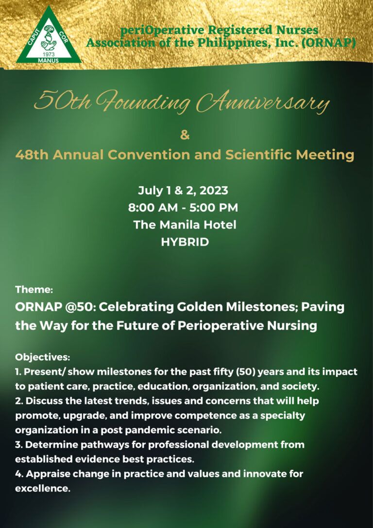 50th Founding Anniversary and 48th Annual Convention & Scientific